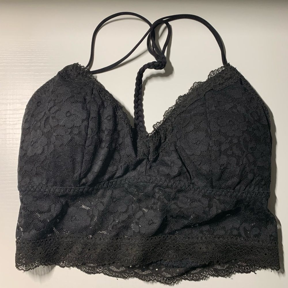 Lace Bralette in Black